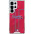 MLB Atlanta Braves Alternate/Away Jersey Galaxy S25 Ultra Clear Case